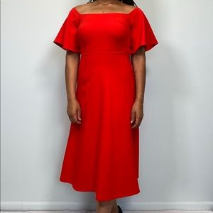 BEAUTIFUL Fit and flare classic red Zara dress